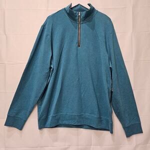 Polo Ralph Lauren Men's Golf Half Zip Crewneck Pullover Blue XL